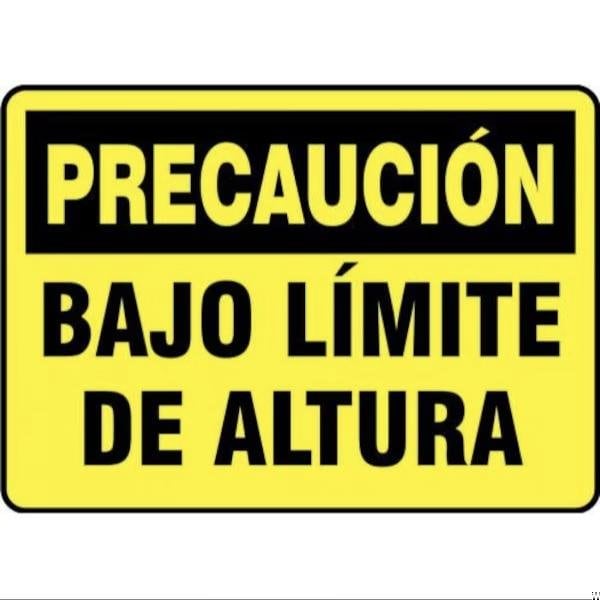 Accuform OSHA CAUTION Safety Sign LOW SHMEQM617VS - SHMEQM617VS