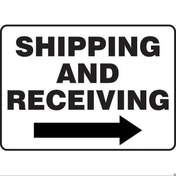 Accuform Safety Sign SHIPPING AND RECEIVING MVHR570XP - MVHR570XP