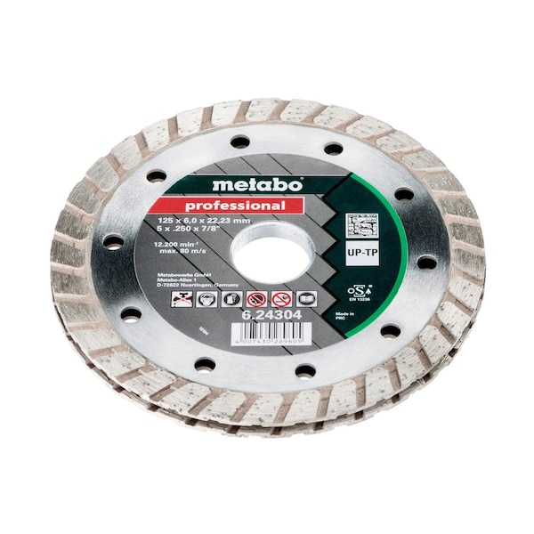 Metabo Diamond Wheel 5"x1/4" Turbo Sandwich Tuckpoint Blade - 624304000