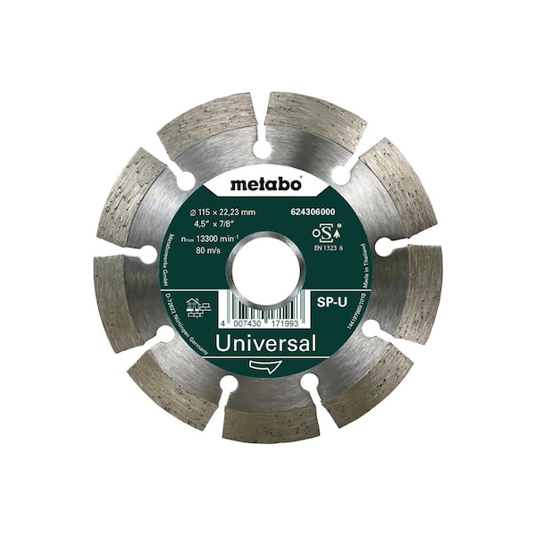 Metabo Diamond Wheel 4-1/2"x7/8 Diamond Cutting Disc W9-115K - 624306000