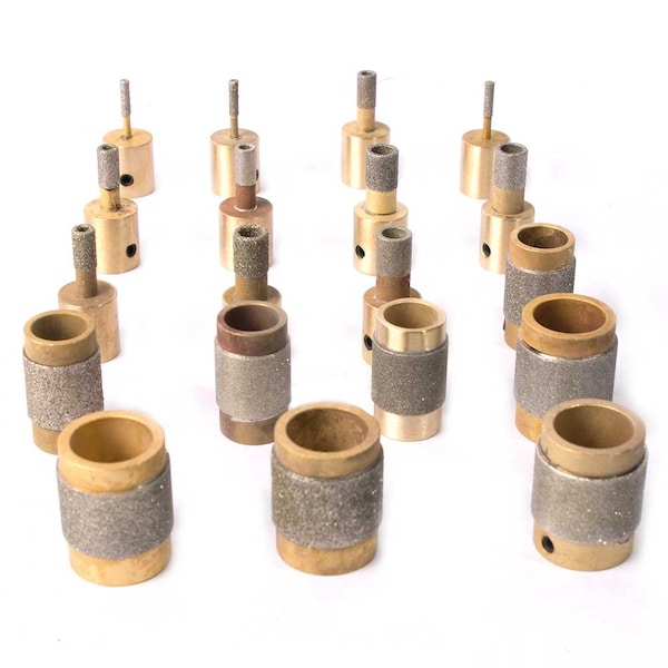 Specialty Diamond 19 Bit Glass Tile and Stone Diamond Grinding Wheel Assortment - DGBMASTER