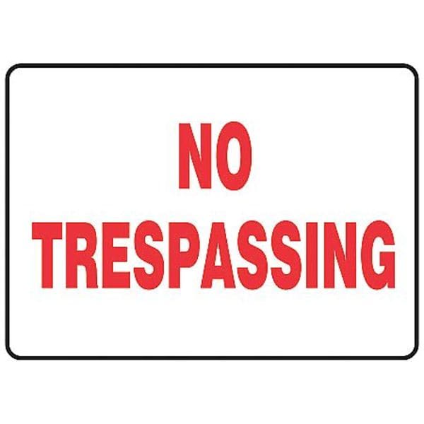 Accuform Admittance Sign, 7 in H, 10 in W, Aluminum, Rectangle, English, MATR516VA - MATR516VA