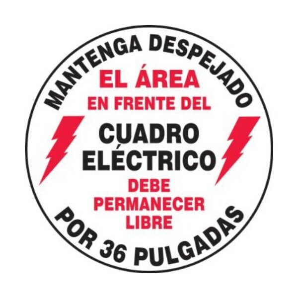 Accuform SLIPGARD FLOOR SIGN KEEP CLEAR  SHMFS729 - SHMFS729