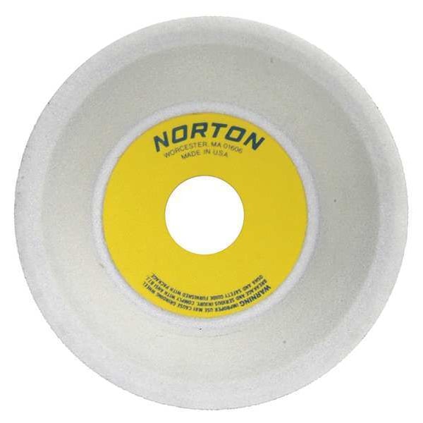 Norton Abrasives Flaring Cup Grinding Wheel, AlO, 4 in, PK10 - 66243530387