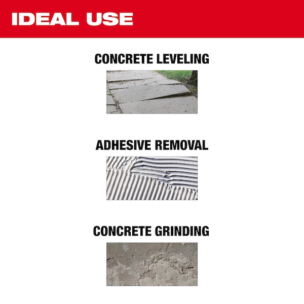 Milwaukee Tool 7" DIAMOND MAX Turbo Diamond Cup Wheel - 18 Segment - 49-93-7795