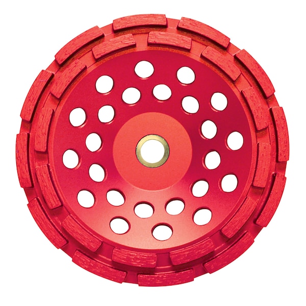 Pearl Pro-V 7 in. X 5/8 in.-11 Double Row Cup Wheel - PV07CDH