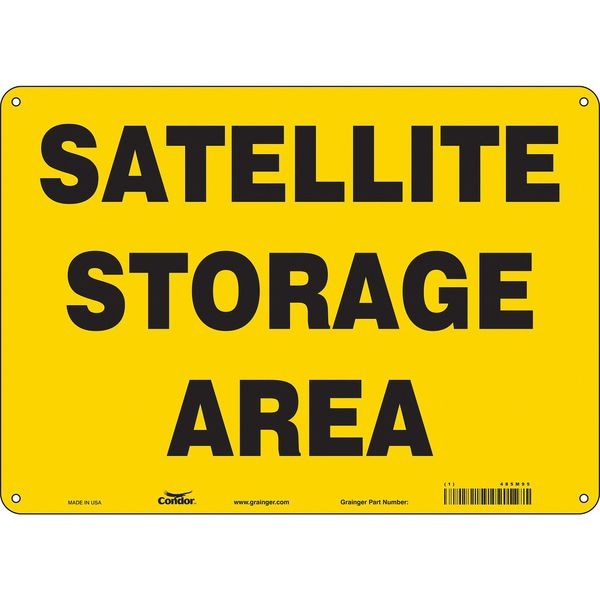 Condor SATELLITE STORAGE AREA, 14 in W x 10 in H, Horizontal Rectangle, Polyethylene, 485M95 - 485M95