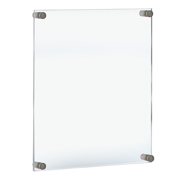 Azar Displays Standoff Sign Holder: 17" X 22" Graphic Size - 105528