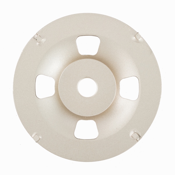 Paragon Diamond Tools 7'' x 5/8-11, PCD 4 each; PCD Cup Wheel for Expoxy & Paint Removal - CW-PCD-7T