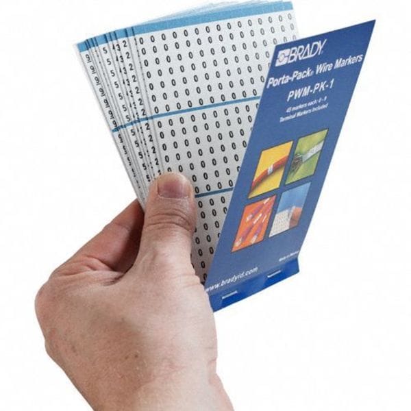 Brady Wire Marker Book, Preprintd, Self-Adhesiv, PWM-PK-1 - PWM-PK-1