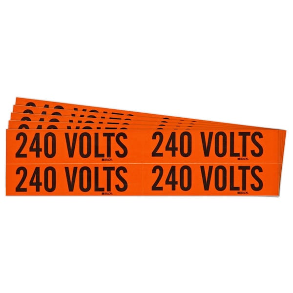 Brady Conduit and Voltage Sign and Labels, PK5 - 152354