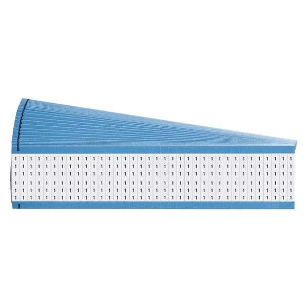 Brady Wire Marker, Printd, Repos Self-Adhes, PK25, WM-1-PK - WM-1-PK