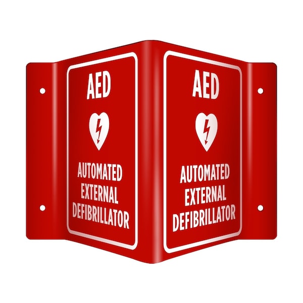 Aek AED 3D Sign Automated External Defibrillator - EN9411
