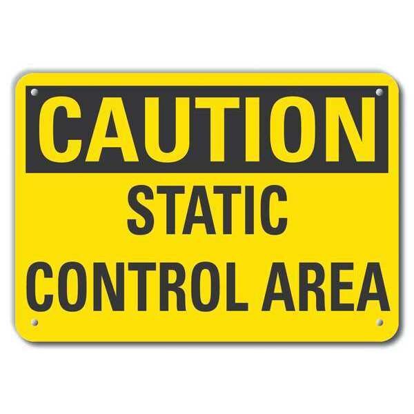 Lyle Caution Sign, 14" W, 10" H, 0.055" Thick, LCU3-0257-NP_14x10 - LCU3-0257-NP_14X10