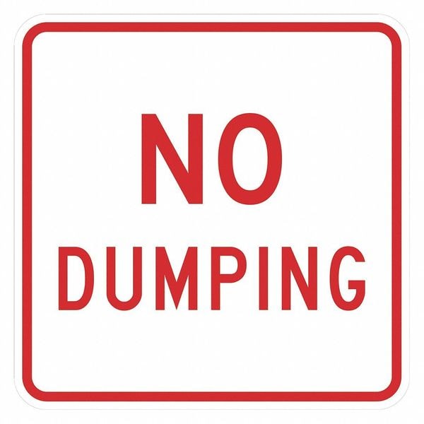 Lyle Facility Sign, 12 in H, 12 in W, Aluminum, Square, English, T1-1698-EG_12x12 - T1-1698-EG_12X12