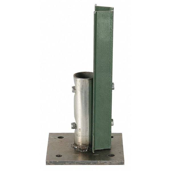 Tapco Anchor for U-Channel Post, U-Channel, , Galvanized steel Silver, 6 in L, 6" D - 034-00143SM
