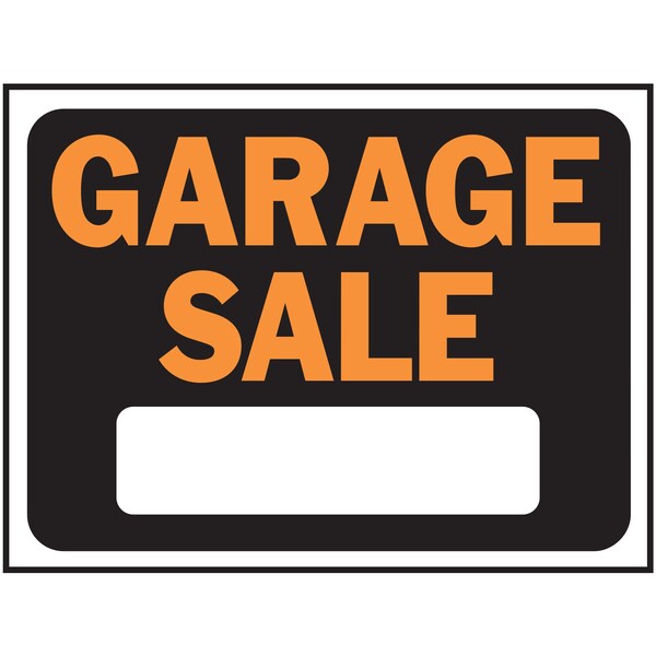 Hy-Ko Garage Sale Sign 8.5" x 12.5", 10PK - A03023
