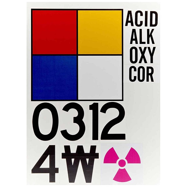 Brady NFPA Sign, 15 in Height, 15 in Width, Diamond - 50054