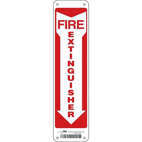 Condor Safety Sign, 3-1/2" W, 14" H, 0.004" Thick - 469V39