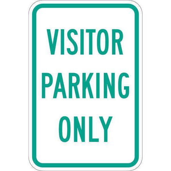 Lyle Visitor Parking Sign, 18" x 12, T1-1033-HI_12x18 - T1-1033-HI_12X18