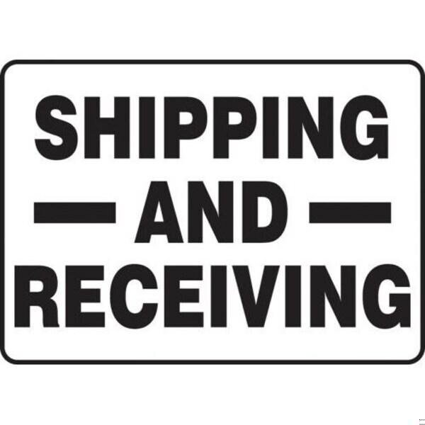 Accuform Safety Sign SHIPPING AND RECEIVING MVHR583XP - MVHR583XP