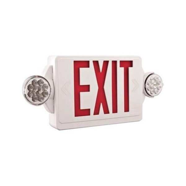 Lithonia Lighting Lithonia Lighting 186HU9 Indoor LED Lighted Exit Sign & Emergency Lights - 3561545