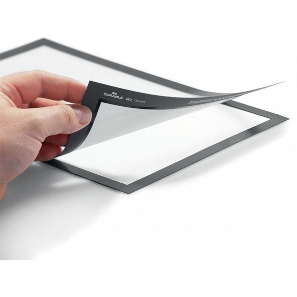 Zoro Select Sign Holder, 11" x 17" Size, Black, PK2 - 476901