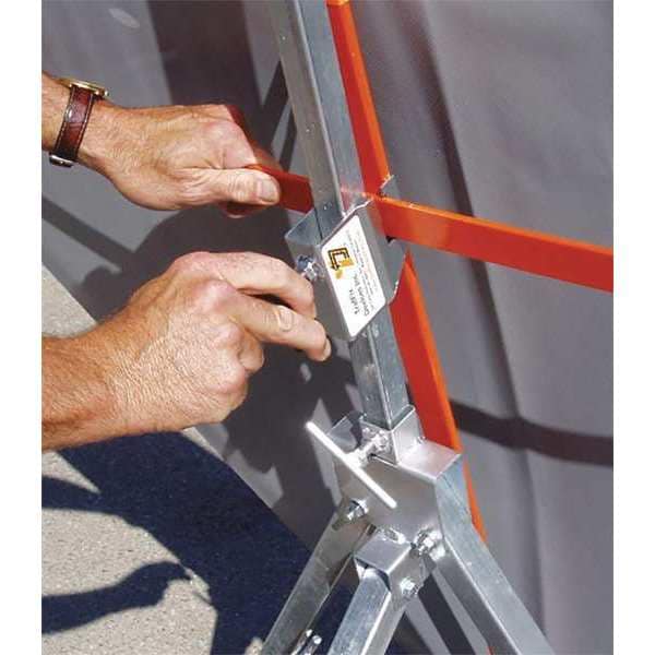 Brady Sign Stand, Steel, For Roll-Ups Signs - 57069