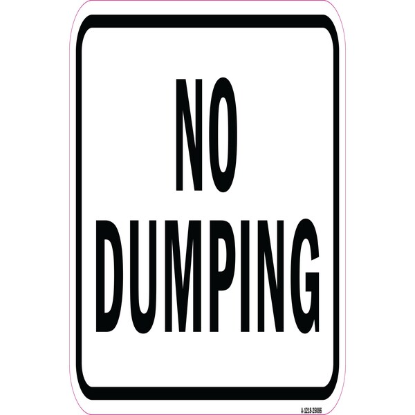 Signmission Safety Sign, 12 in Height, Aluminum, 25086 - A-1218-25086