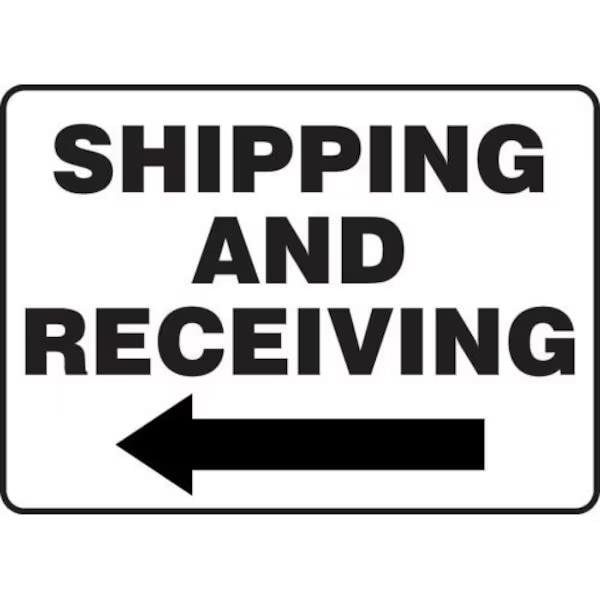 Accuform Safety Sign SHIPPING AND RECEIVING MVHR571VS - MVHR571VS