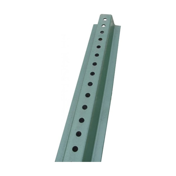 Nmc U-Channel Steel Sign Post, 6Ft, Green - P6GR