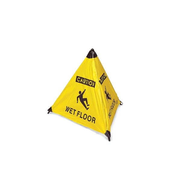 Handy Cone Floor sign, 18 in H, Nylon, English, 17177I - 17177I