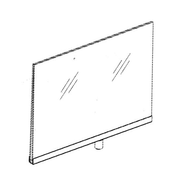 Amko 5 x 7 in. Acrylic Sign Holder, Clear - PJ57-CL