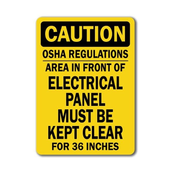 Signmission Safety Sign, 14 in Height, Plastic, 10 in Length, Electrical Panel - CS-ELECTRICAL PANEL