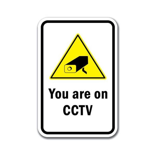Signmission Safety Sign, 12 in Height, Aluminum, Video Surv - CCTV - A-1218 VIDEO SURV - CCTV