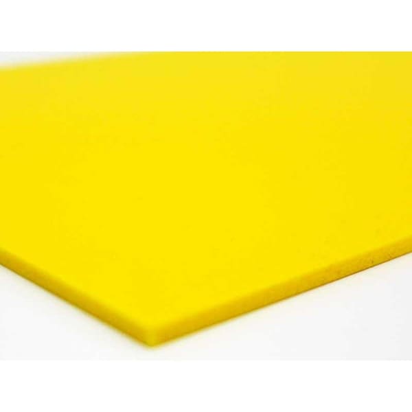 Visual Workplace PVC-Board, Yellow, 24"x24 - 15-1924-2424-618