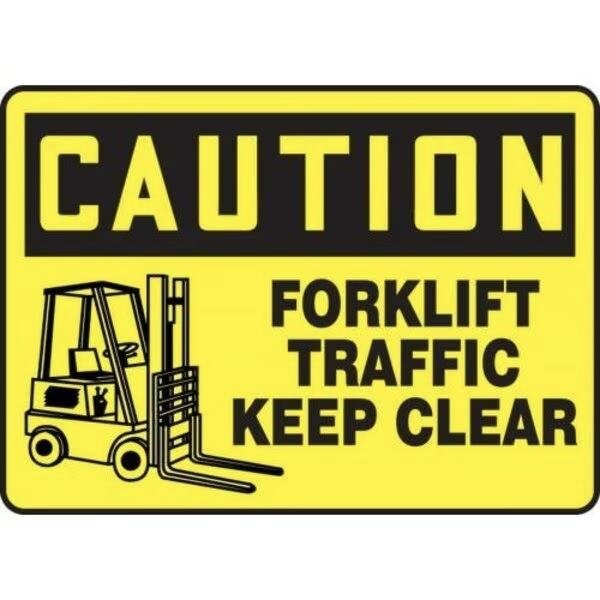 Accuform OSHA CAUTION Safety Sign FORKLIFT MVHR657XL - MVHR657XL