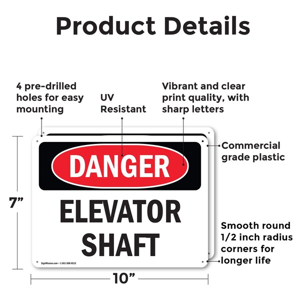 Signmission Safety Culture Sign, 10 in Width, Plastic, Rectangle - OS-2PACK-DS-P-710-L-2242