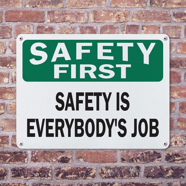 Signmission Safety Culture Sign, 10 in Width, Plastic, Rectangle - OS-2PACK-SF-P-710-L-19601