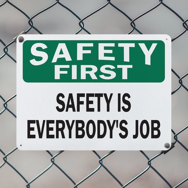 Signmission Safety Culture Sign, 10 in Width, Plastic, Rectangle - OS-2PACK-SF-P-710-L-19601