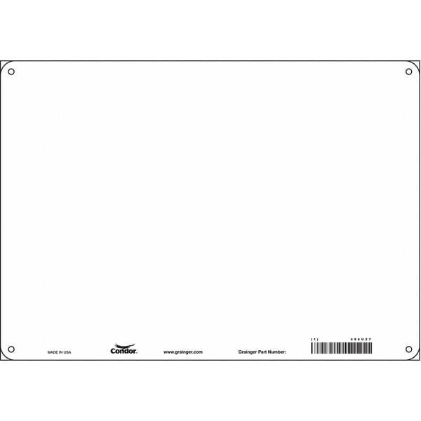 Condor Safety Sign, 14" W, 10" H, 0.055" Thickness - 486U27