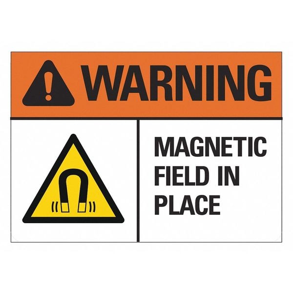 Lyle Radiation Sign, 7 in H, 10 in W, Non-PVC Polymer, Vertical Rectangle, LCU1-0027-ED_10x7 - LCU1-0027-ED_10X7
