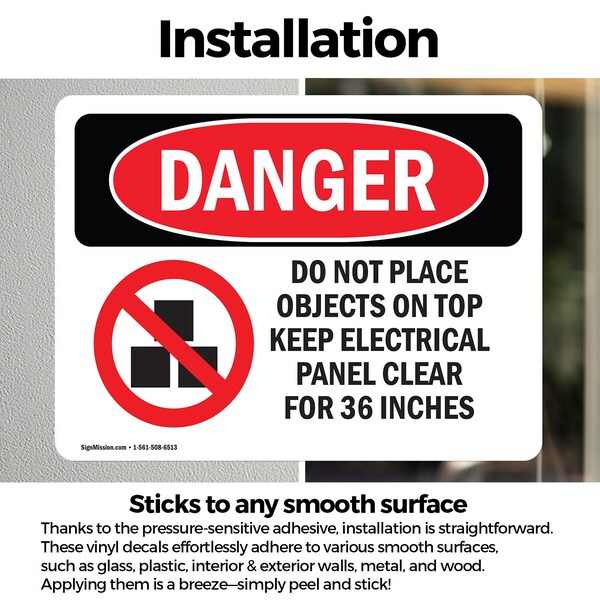 Signmission Safety Culture Sign, 7 in Width, Vinyl Decal, Rectangle - OS-2PACK-DS-D-57-L-2211
