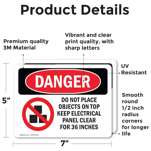 Signmission Safety Culture Sign, 7 in Width, Vinyl Decal, Rectangle - OS-2PACK-DS-D-57-L-2211