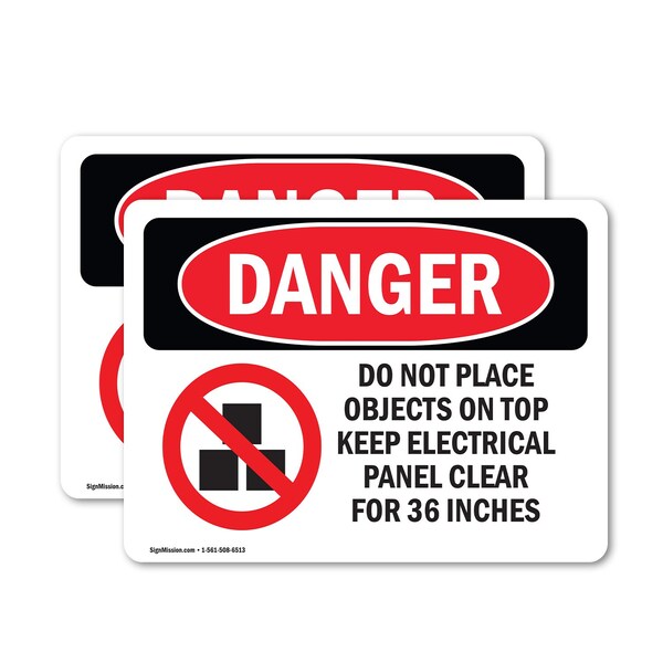 Signmission Safety Culture Sign, 7 in Width, Vinyl Decal, Rectangle - OS-2PACK-DS-D-57-L-2211