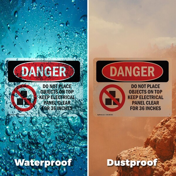 Signmission Safety Culture Sign, 7 in Width, Vinyl Decal, Rectangle - OS-2PACK-DS-D-57-L-2211