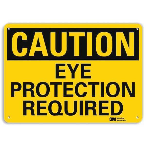 Lyle Safety Sign, 7 in Height, 10 in Width, Aluminum, Vertical Rectangle, English - U4-1283-RA_10X7