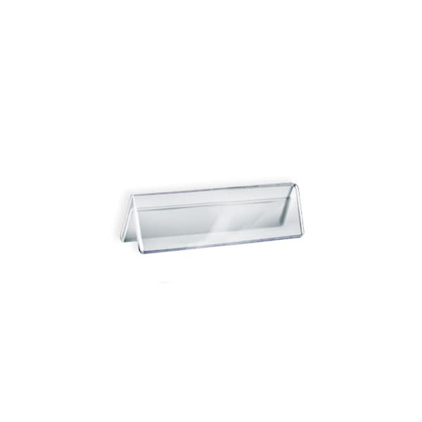 Azar Displays 6"W x 2"H Two-Sided Nameplate, PK10 - 192801