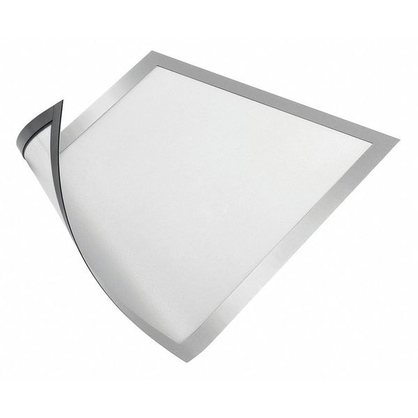 Zoro Select Sign Holder, 8-1/2" x 11", PVC, PK2 - 477123