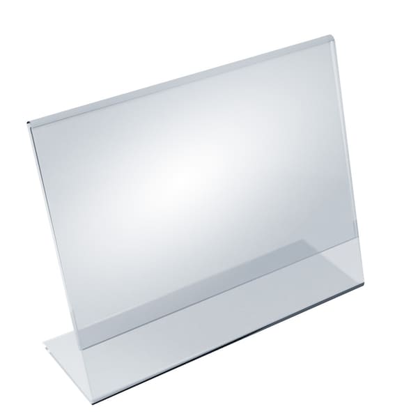 Azar Displays 11"W x 8.5"H Angled Sign Holder, PK10 - 112715